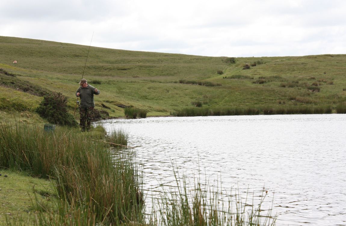 Tony Protheroe wild carp fishing at Pant y llyn powys wales
