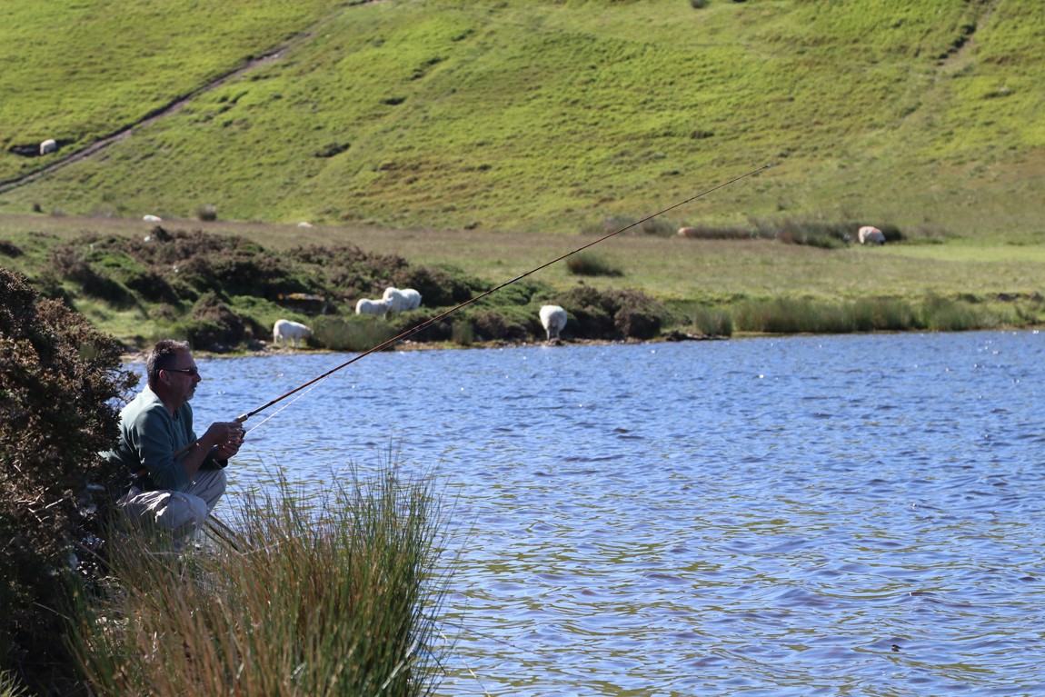 Matthew Neale wild carp fishing at Pant y Llyn