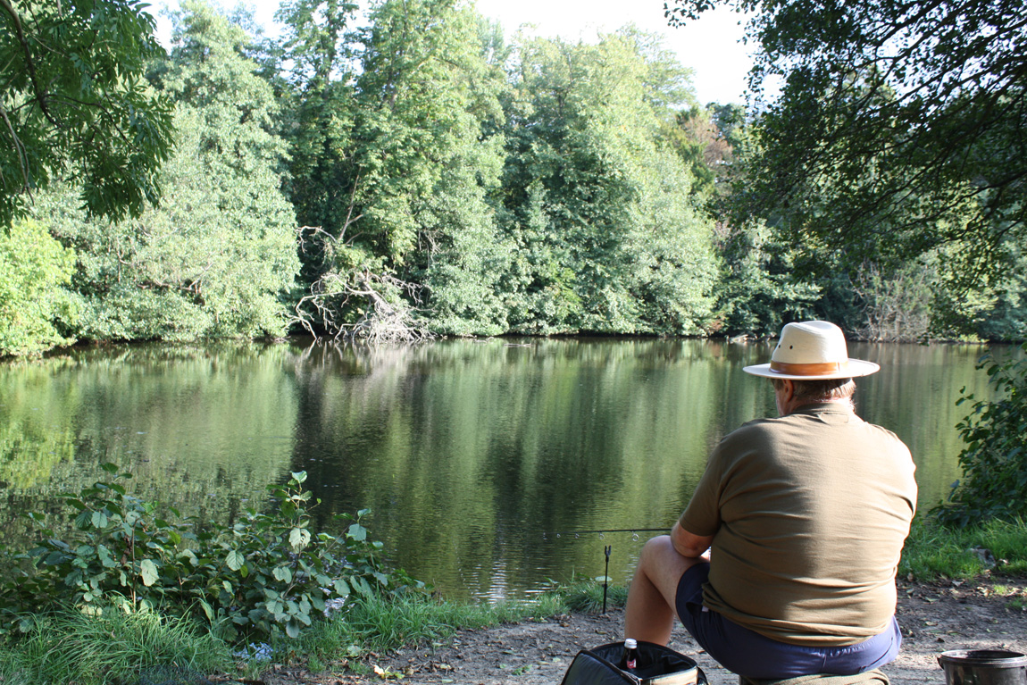 Chiddingstone Castle wild carp lake