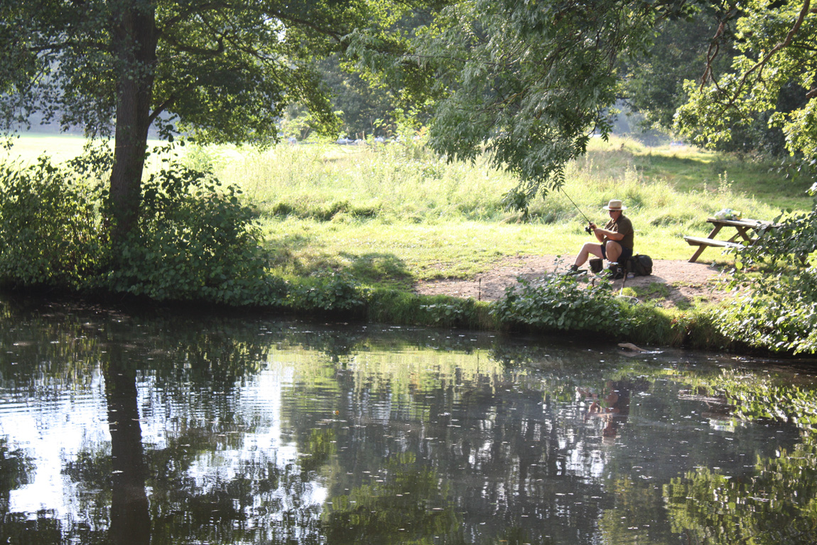 Chiddingstone Castle wild carp lake