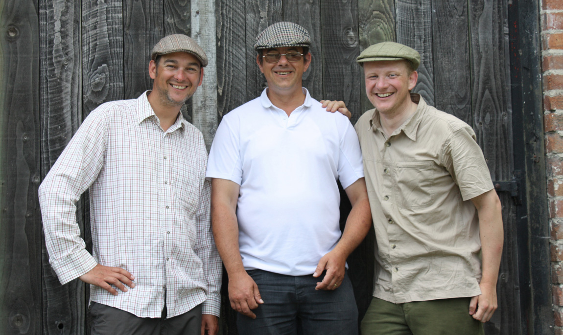 Stu Harris, Matt Tanner and Fennel Hudson: founders of the Wild Carp Trust