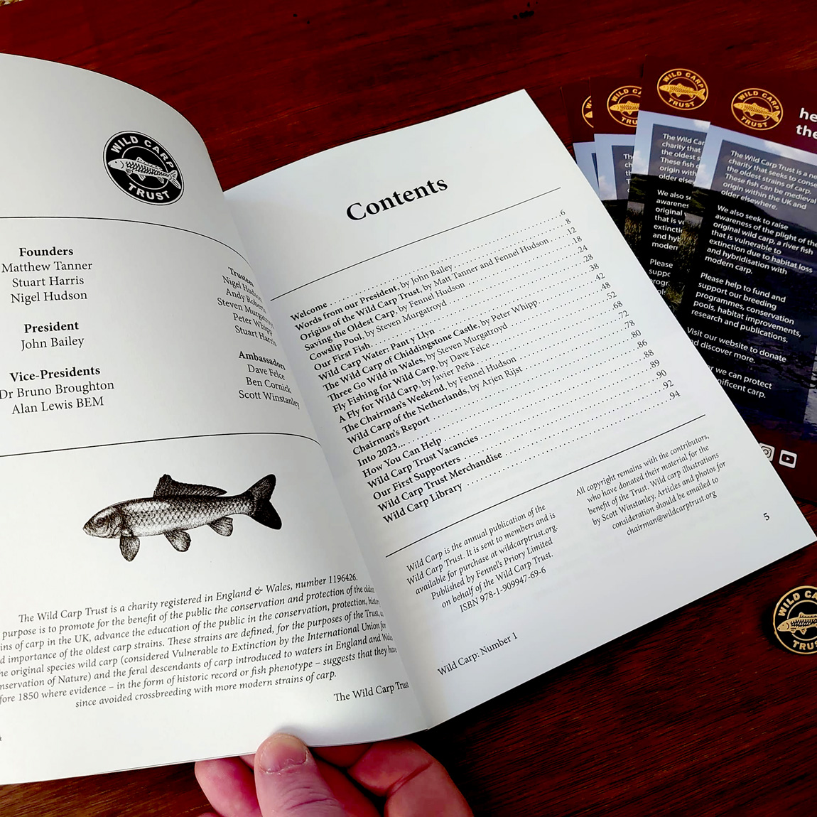 wild carp number 1, journal of the wild carp trust.