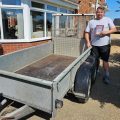 Gary Riley with the new Wild Carp Trust trailer