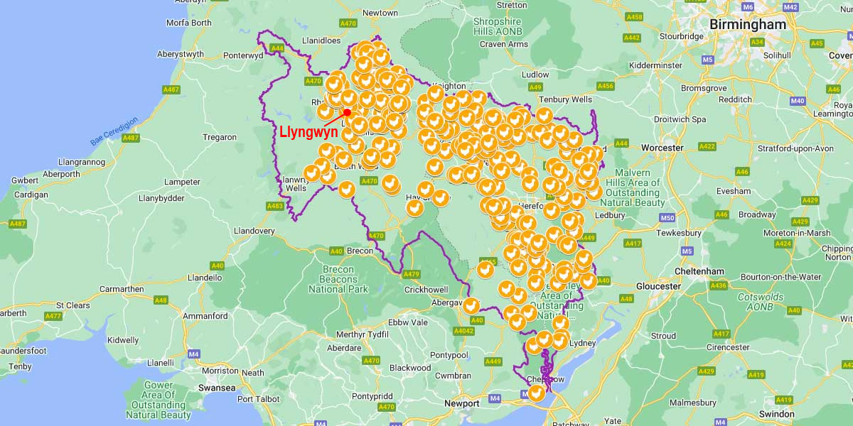 River Wye catchment pollution